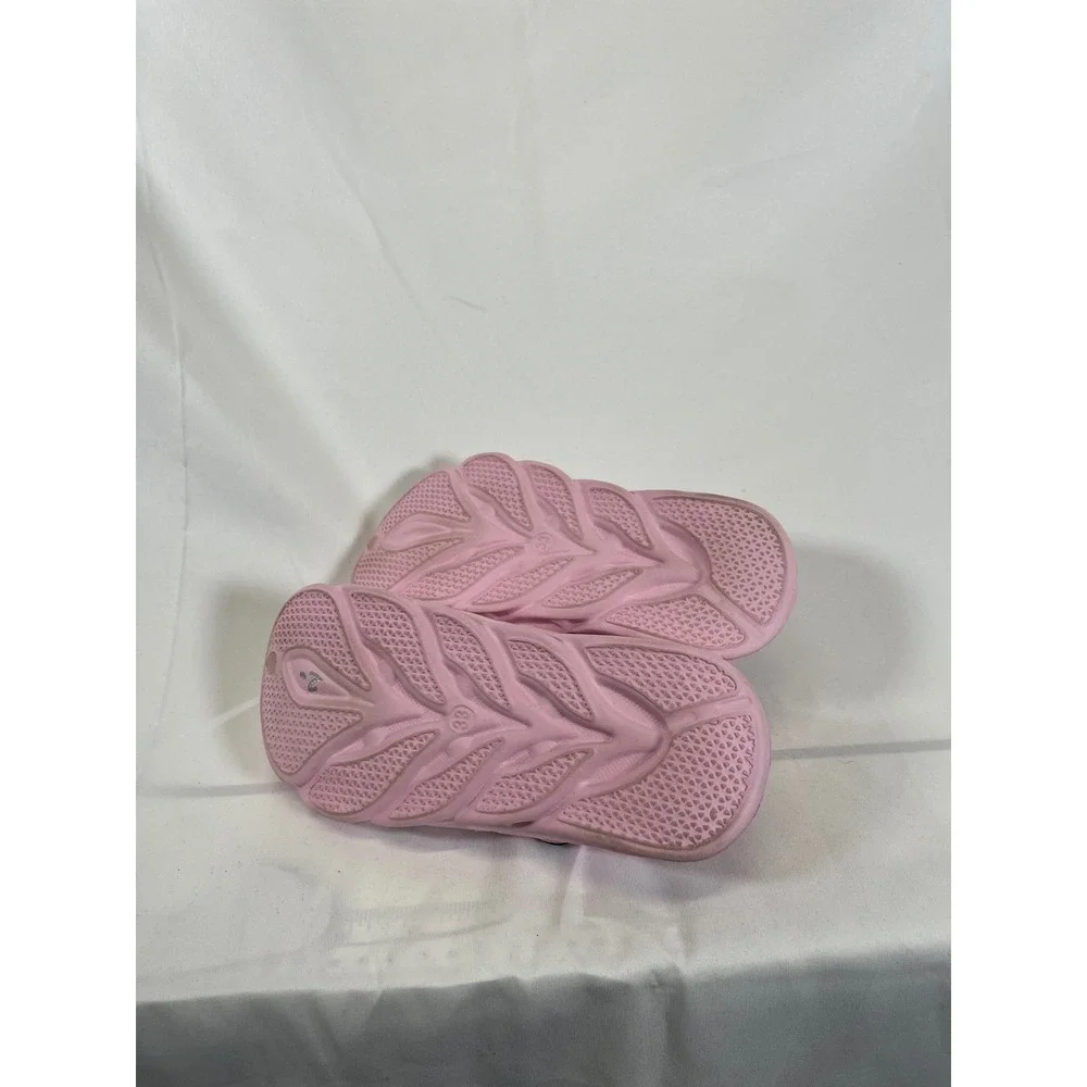 Kids Pink Clogs With Charms‎ Slip On Beach Sandals Size Toddler 33